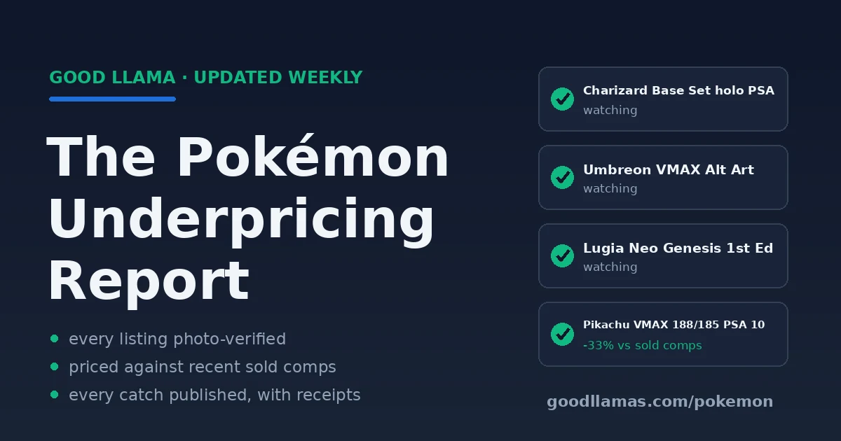The Pokémon Underpricing Report